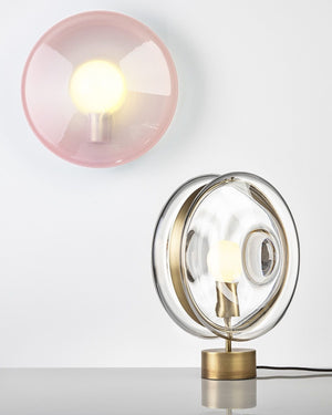 Mouth - Blown Double Glass Table Lamp | Lens - Lighting Collective