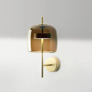 Mouth Blown Glass Wall Light | Burnt Earth | Lighting Collective