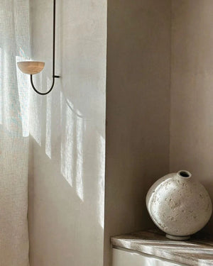 Onyx Stone Suspended Wall Light | Aurelia-lighting-collective