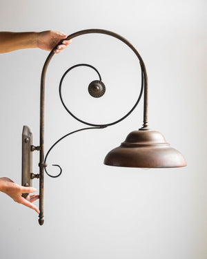 Ornamental Brass Wall Light | Ex Display | SALE - Lighting Collective