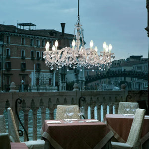 Outdoor Rated Decorative Italian Chandelier | 12 Light | Lighting Collective