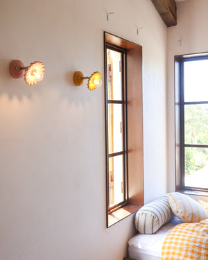 Pleated Ceramic Wall Light LightingCollective | Lo Scoglio | Kids Room