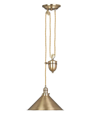 Vintage Rise & Fall Conical Pendant
