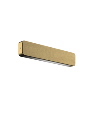 Rectangular Brass Grazing Wall Light-Lighting Collective