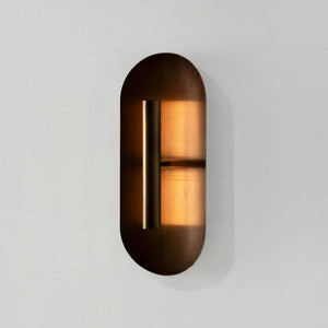 Metal Reflector Wall Sconce | Small | Bronze Patina | Lighting Collective