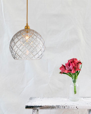 Retro Glass Domed Pendant Light - Lighting Collective
