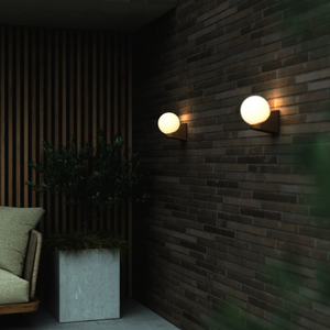 Ribbed Exterior Wall Light | Lighting Collective