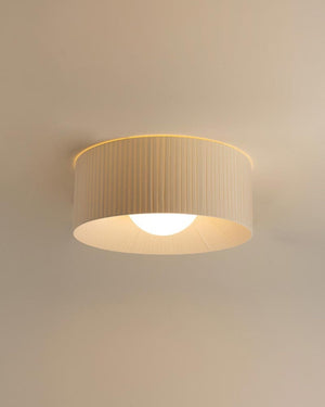 Ribboned Cotton Ceiling Light