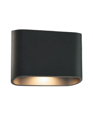 Sandy Anthracite Exterior Down Wall Light - Lighting Collective