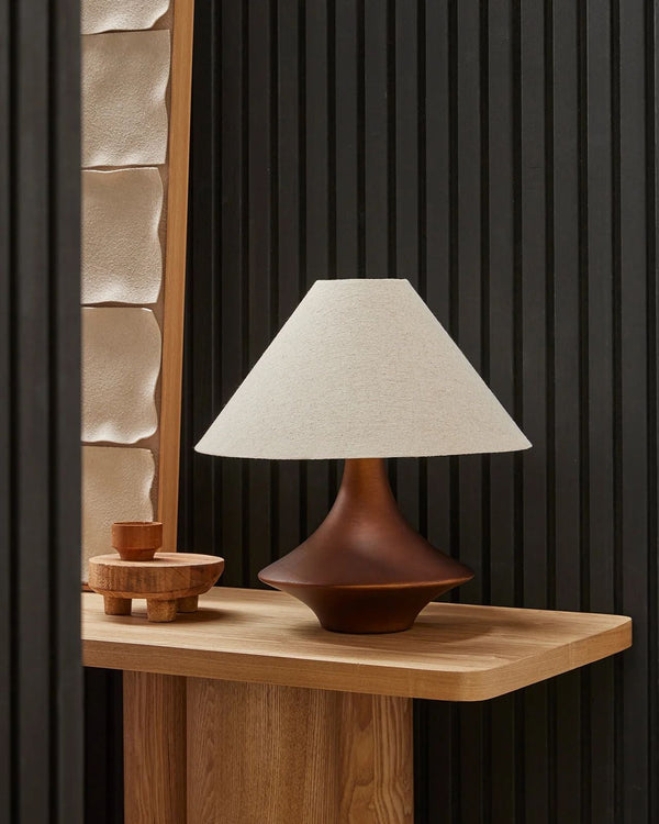 Sculpted Bronze Table Lamp