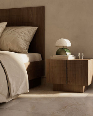 Semi-Circular Scalloped Table Lamp-Lighting Collective