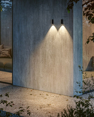 Short Cylindrical Wall Light | Assorted Finishes - Lighting Collective