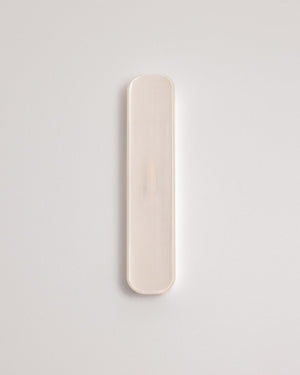 Rounded rectangular wall light on grey background