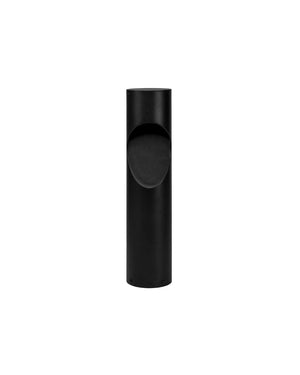 Simple Black Bollard With Cutout | Assorted Size | TRIColour-Bollards-Lighting Collective