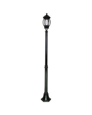 Single Head White Post Light Vienna | Assorted Finish and Configuration - Lighting Collective
