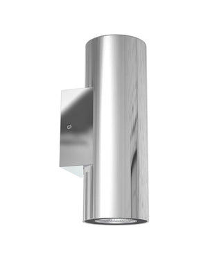 Sleek Stainless Steel Up Down Wall Light | Assorted Finishes | TRIColour-Wall Lights-Lighting Collective