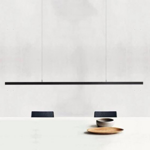 Linear Pendant Slimline Black