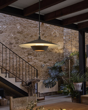 Spanish Double Shade Pendant Light