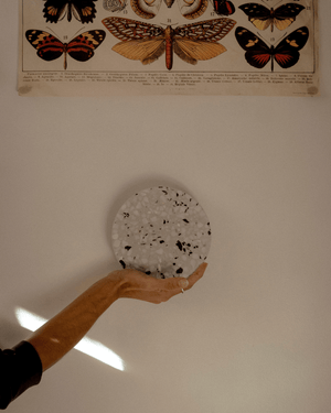 Terrazzo Stone Circle Wall Light | Bentu O2 - Lighting Collective