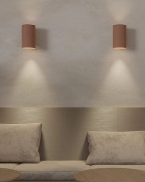 Textured Cylindrical Wall Light | Terra - Lighting Collective