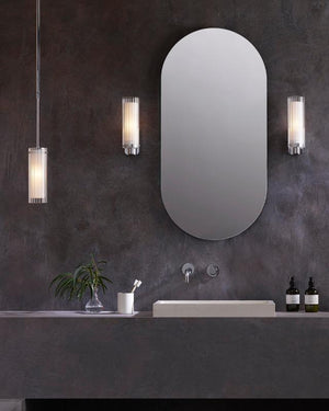 Timeless Ribbed Glass Wall Light-Lighting Collective