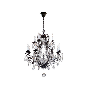 Traditional Bronze Crystal Chandelier | 12 Lights | Lighting Collective