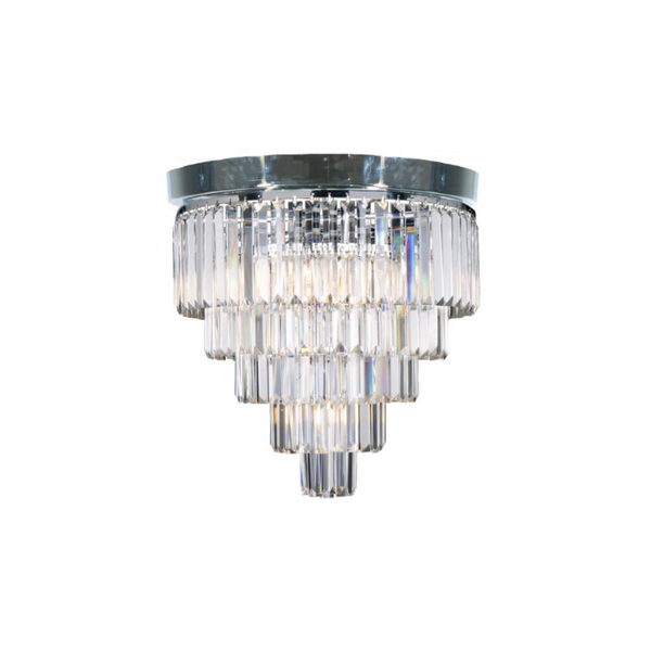 Traditional Crystal Flush Mount Ceiling Light