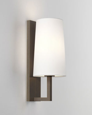 Transitional Slim Shade & Bracket Wall Light | Assorted Finishes-Lighting Collective