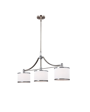 Triple Chrome Component Pendant Light-Lighting Collective