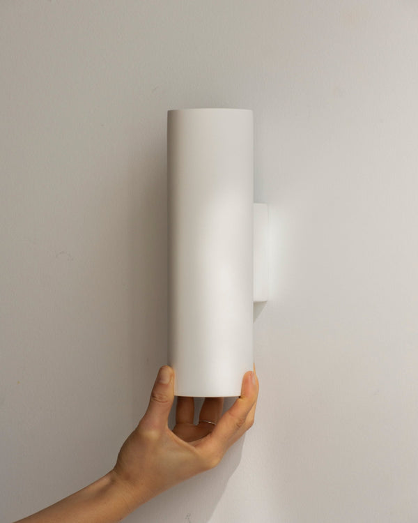 Up & Down Plaster Pillar Wall Light | TRIColour