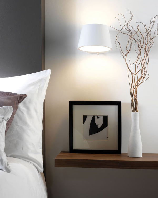 Vertical Plaster Wall Light
