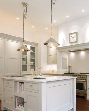 Vintage Rise & Fall Conical Pendant-Lighting Collective