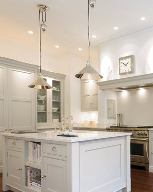 Vintage Rise & Fall Conical Pendant-Lighting Collective