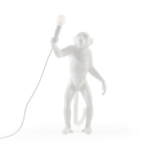 White Monkey Standing Floor Lamp | Lighting Collective