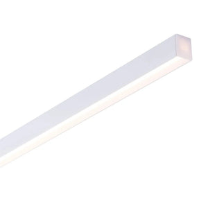 White Recessed Strip Linear Pendant