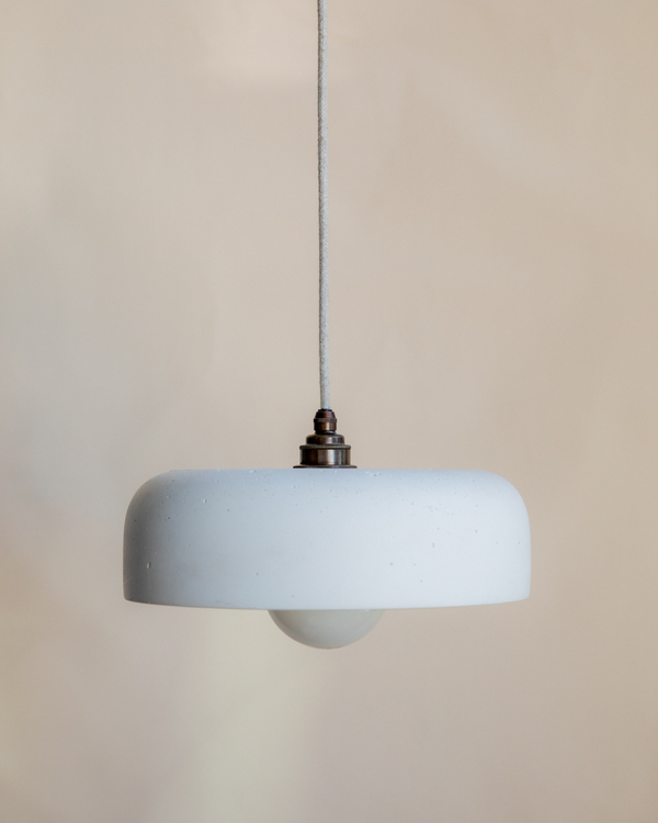 Bone White / New Brass / Canvas Pulley
