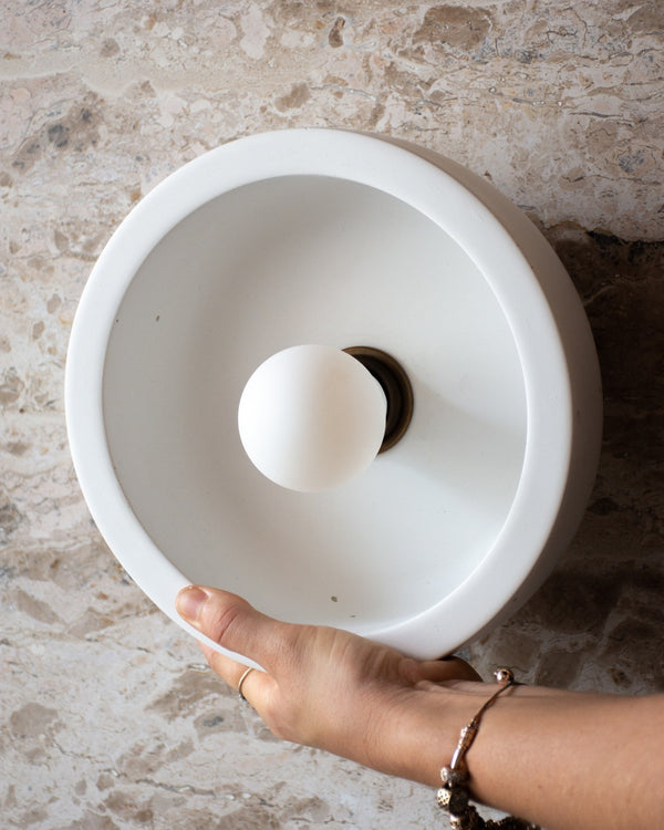 Bone White / New Brass