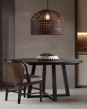 Woven Iron Stripes Pendant Light - Lighting Collective