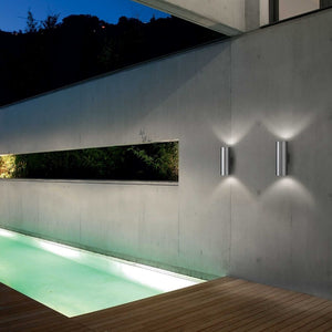 Aluminium Up and Down Wall Light