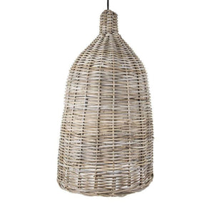 Organic Woven Rattan Pendant Light