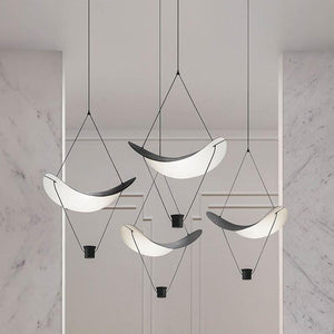 Italian Modern Light Pendant Set Black