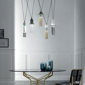 5-light Tassel Pendant |  Lighting Collective