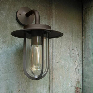 Transitional Industrial Exterior Wall Light