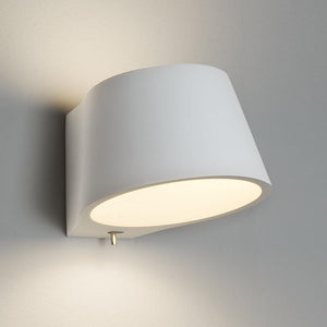 Vertical Plaster Wall Light