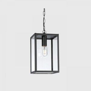 Black Geometric Exterior Pendant Light - Lighting Collective