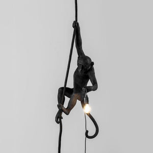 Black Monkey Hanging Pendant Light | Lighting Collective