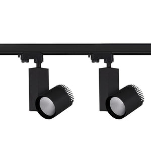 Commercial Grade LED Track Lighting Kit | 1M & 2 Lights | Black & White | L-Component-Track Lighting-Light Industry (Studio Italia)-Lighting Collective