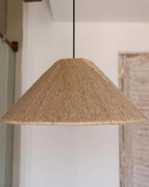 Woven Conical Organic Pendant | Lighting Collective