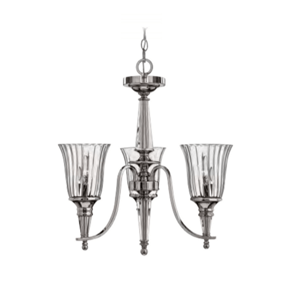 3 light chandelier