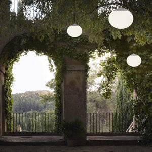 Exterior Hanging Orb Pendant Light